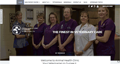 Desktop Screenshot of animalhealthclinicoflc.com